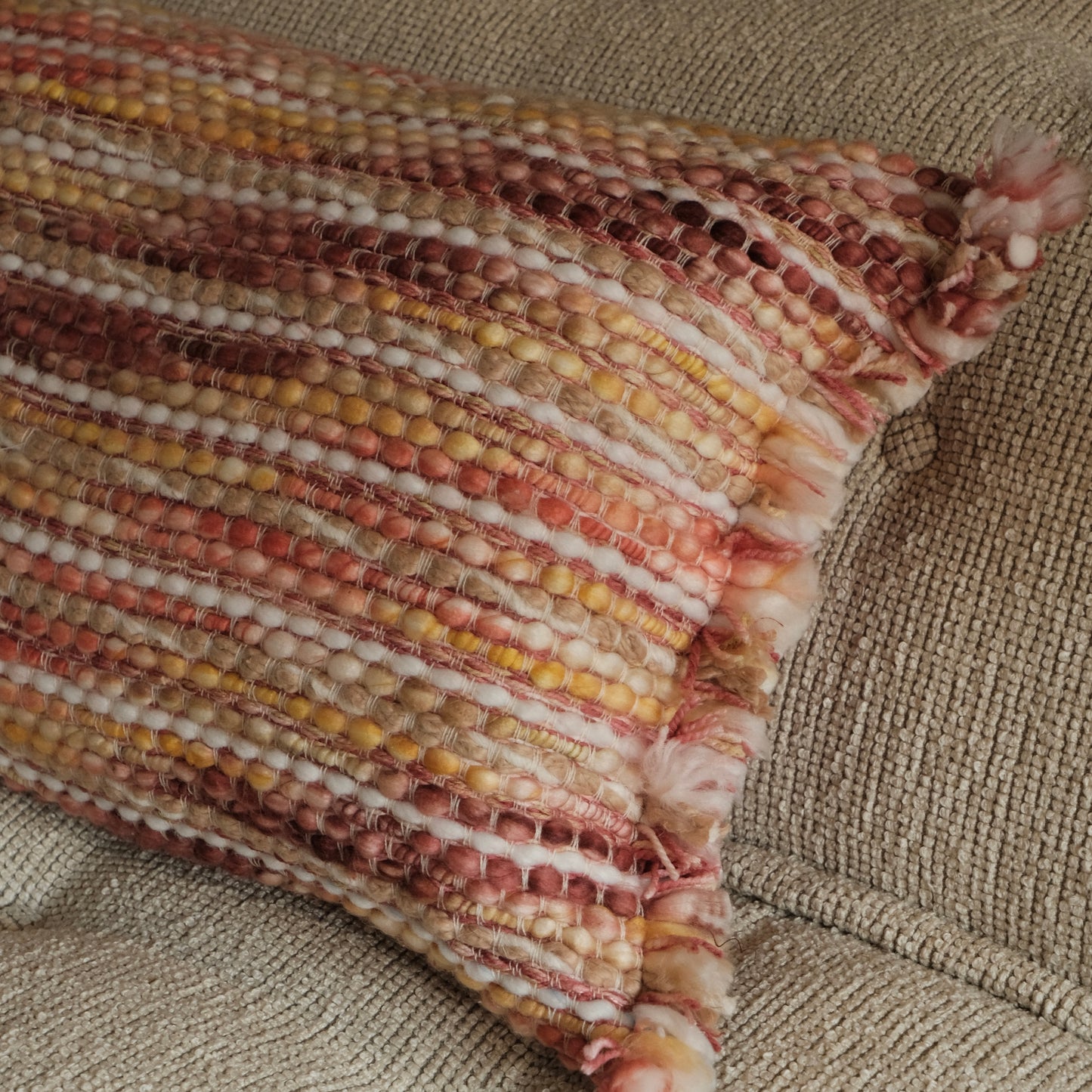 Cojín Rectangular Tejido