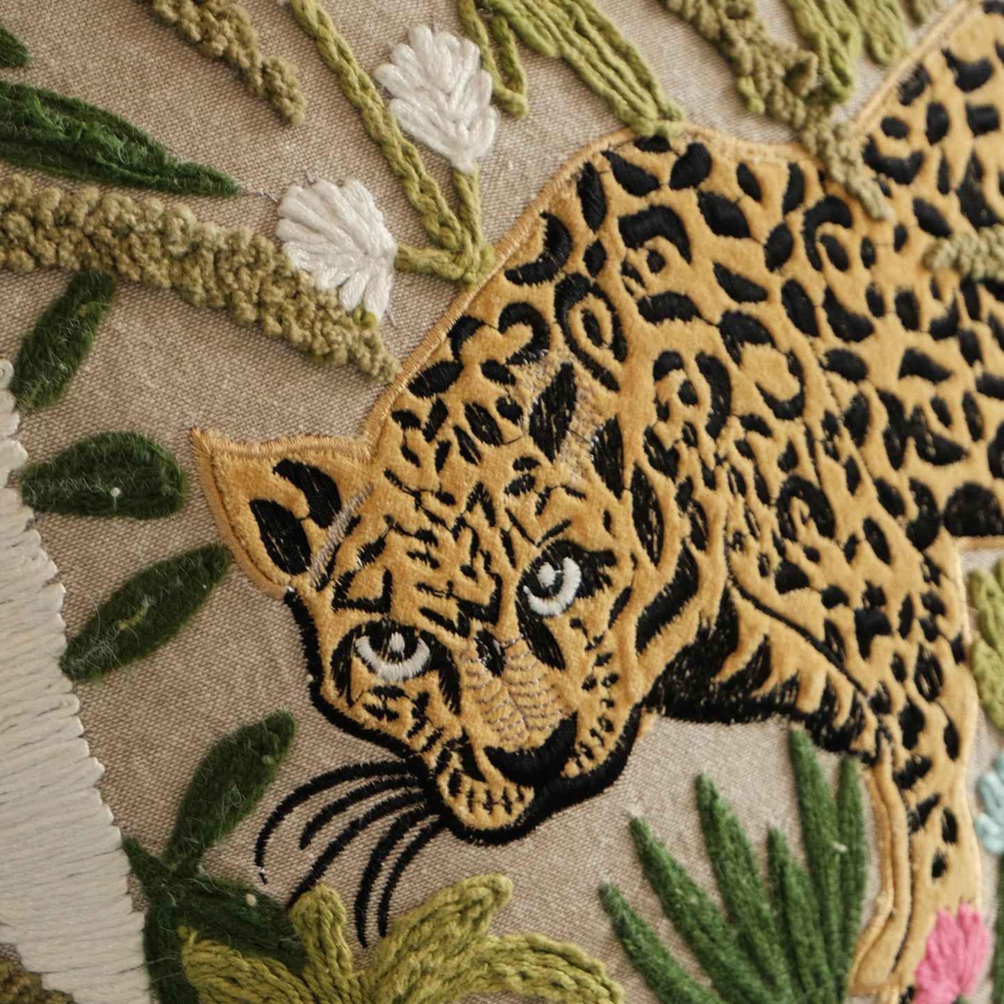 Cojín Cuadrado Leopardo