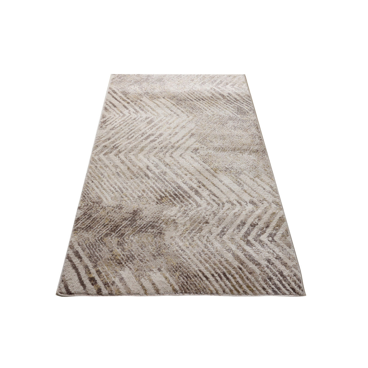 Tapete algodón viscosa zig zag