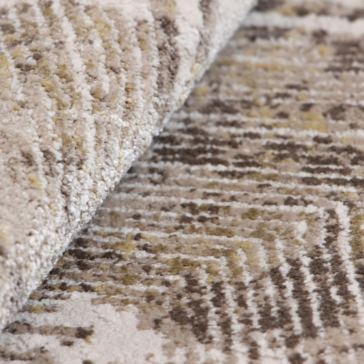 Tapete algodón viscosa zig zag