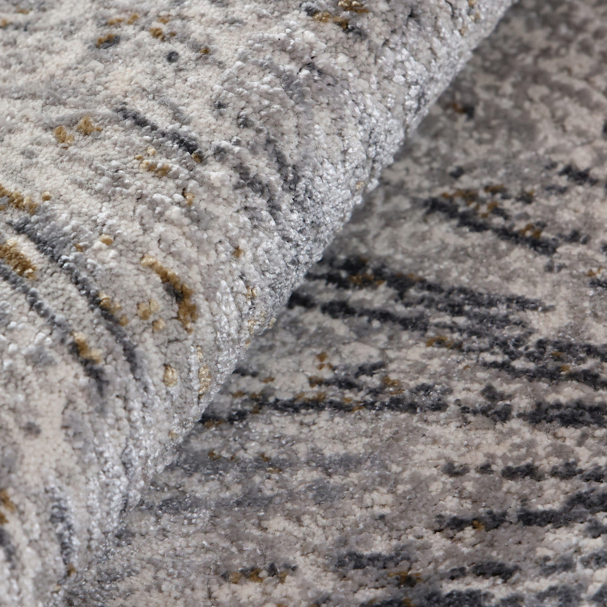 Tapete algodón viscosa destellos