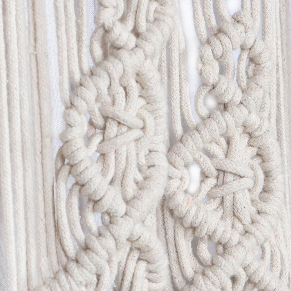 CORTINA MACRAME BORLAS