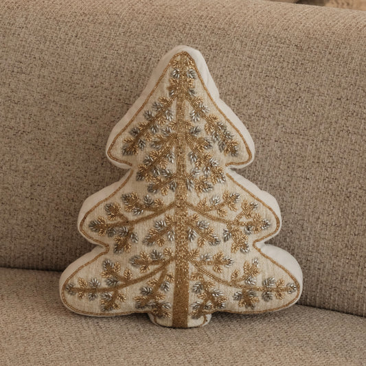 COJIN NAVIDAD ARBOLITO DORADO