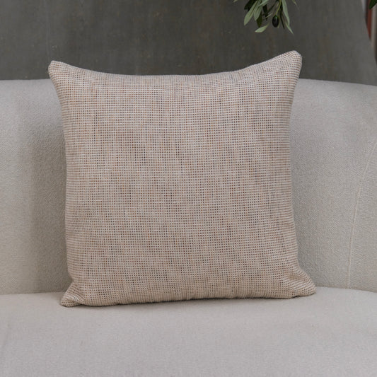 COJIN CUADRADO TEXTURA TAUPE