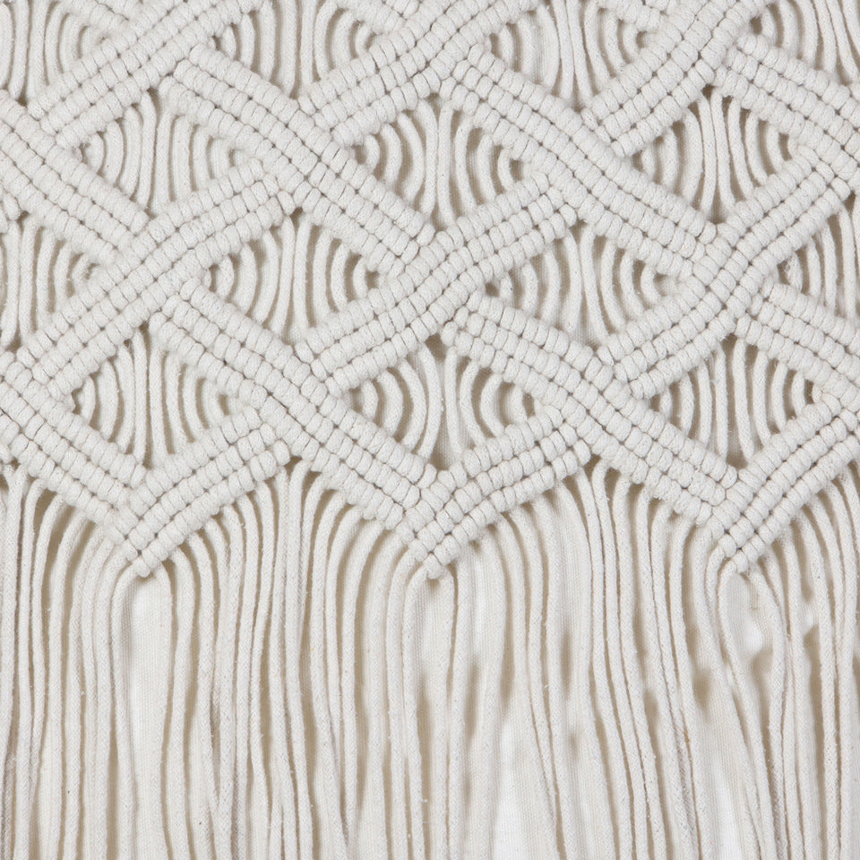 COJÍN MACRAME FLECOS