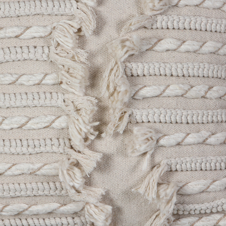 COJÍN MACRAME TRENZAS CUADRADO